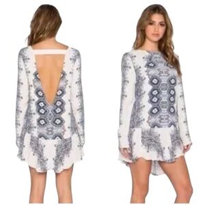 Free People Smooth Talker Patterned Dress